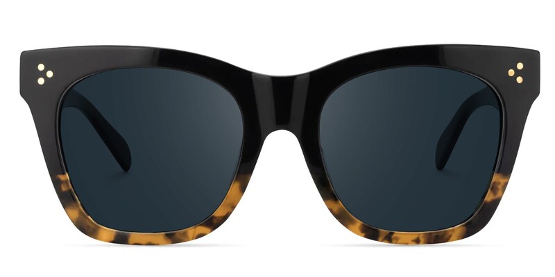 Tandy Rectangle Tortoise Sunglasses