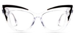 Dyson Cateye Clear Glasses0