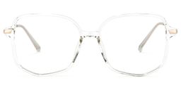 Payton Geometric Clear Glasses0