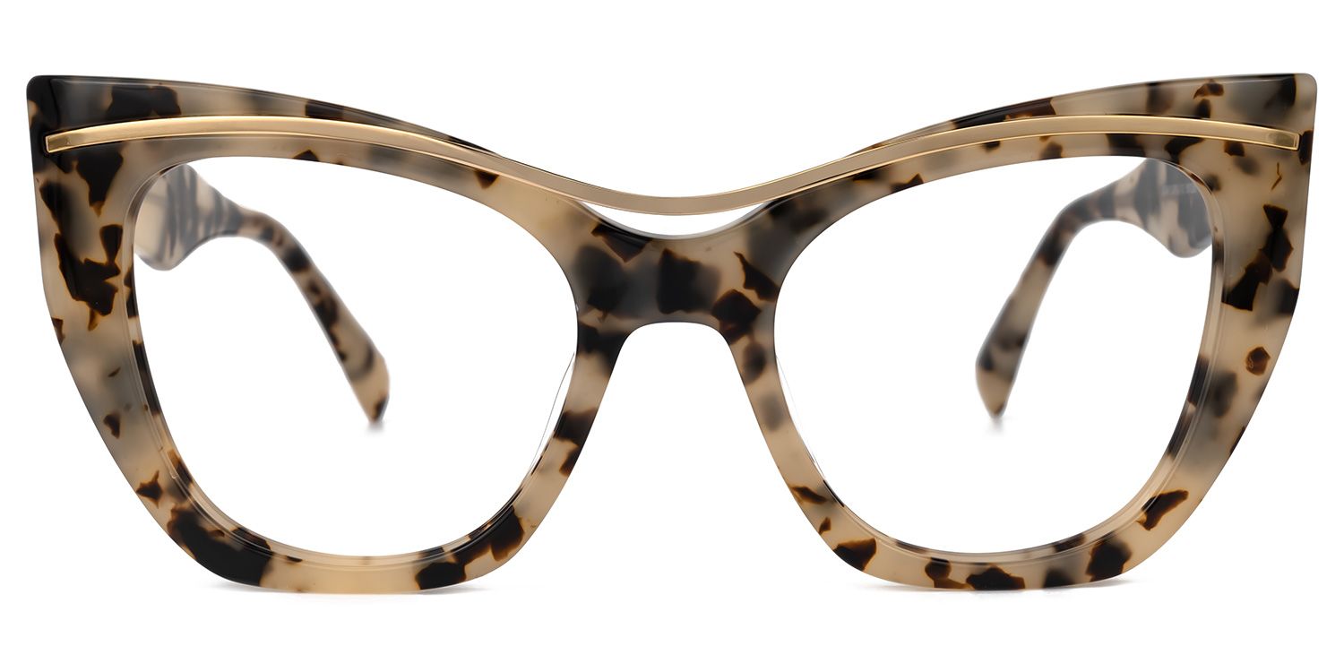 Kamal Cateye Tortoise Glasses | Zeelool Glasses0