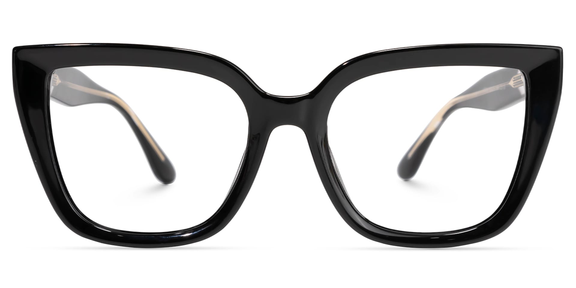 Mirta Square Black Glasses | Zeelool Glasses0