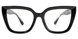 Mirta Square Black Glasses0