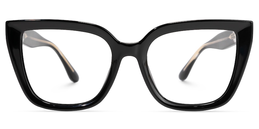 Mirta Square Black Glasses