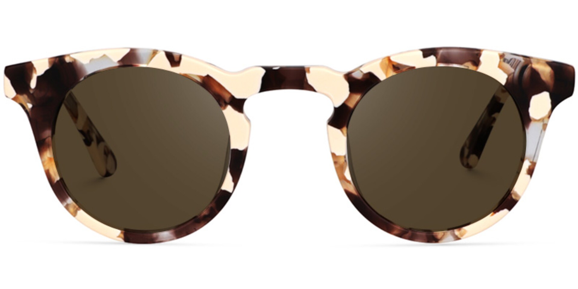 Abigail Round Light Tortoise Sunglasses | Zeelool Glasses0