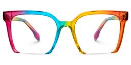 Misty Square Colorful Glasses0