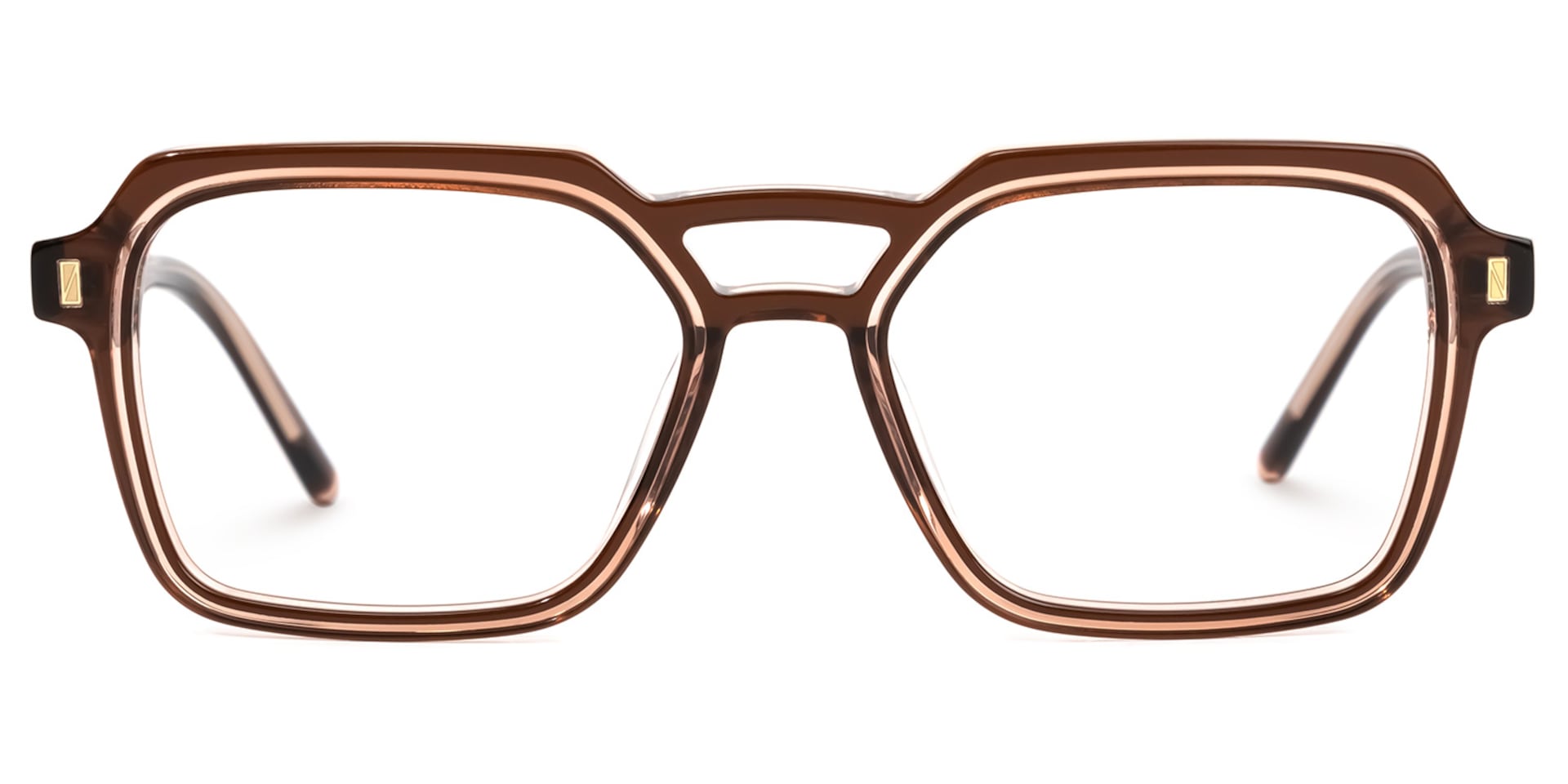 Beasley Square Brown Glasses | Zeelool Glasses0