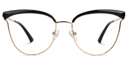 Lawrence Cateye Black Glasses0