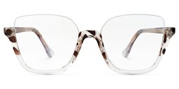 Kellina Square Two-Tone Glasses0