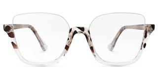 Kellina Square Two-Tone Glasses0
