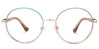 Palmore Round Blue-Orange Glasses0