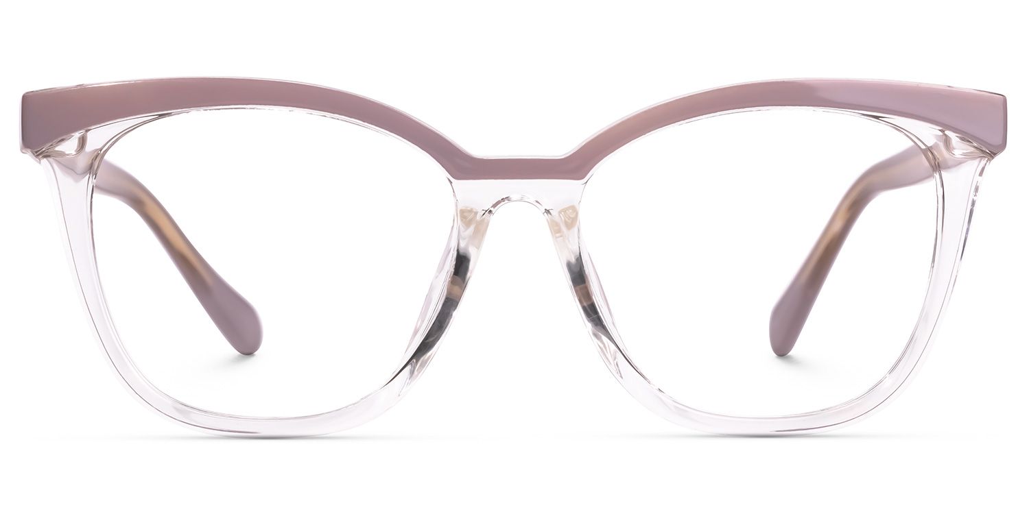 Folly Square Clear Glasses | Zeelool Glasses0