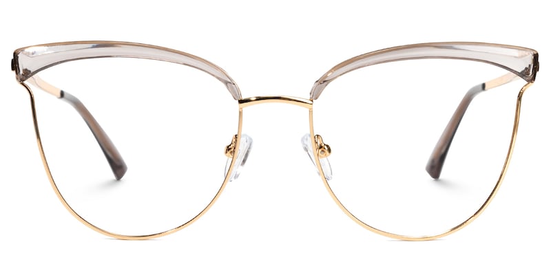 Lawrence Cateye Gray Glasses | Zeelool Glasses0