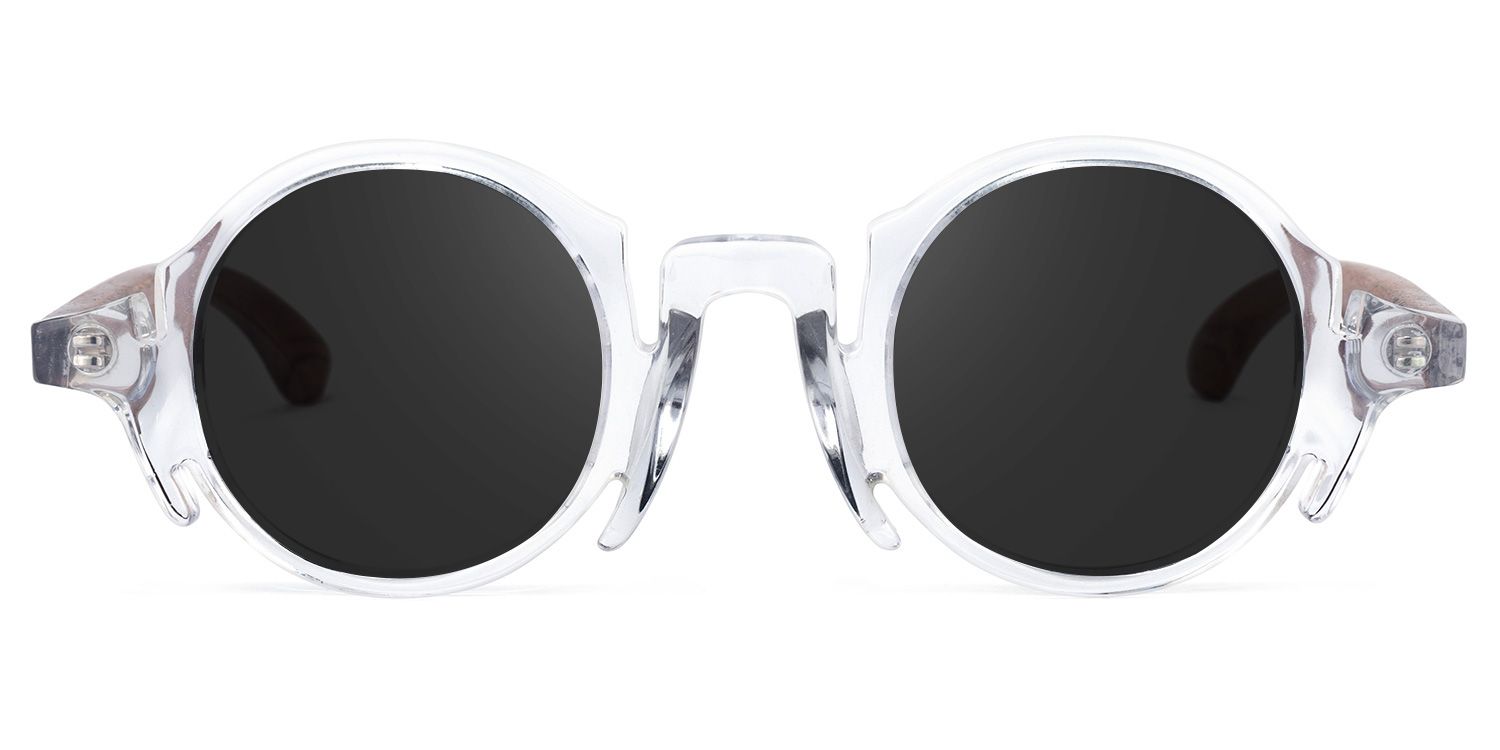 Charlie Round Clear Sunglasses | Zeelool Glasses0