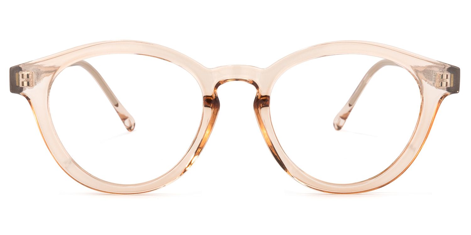 Pierce Round Beige Glasses | Zeelool Glasses0