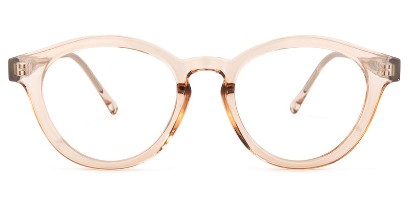Pierce Round Champagne Glasses | Zeelool Glasses0