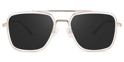 Nayeli Aviator Clear Sunglasses0