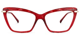 Juliet Cateye Red Glasses0
