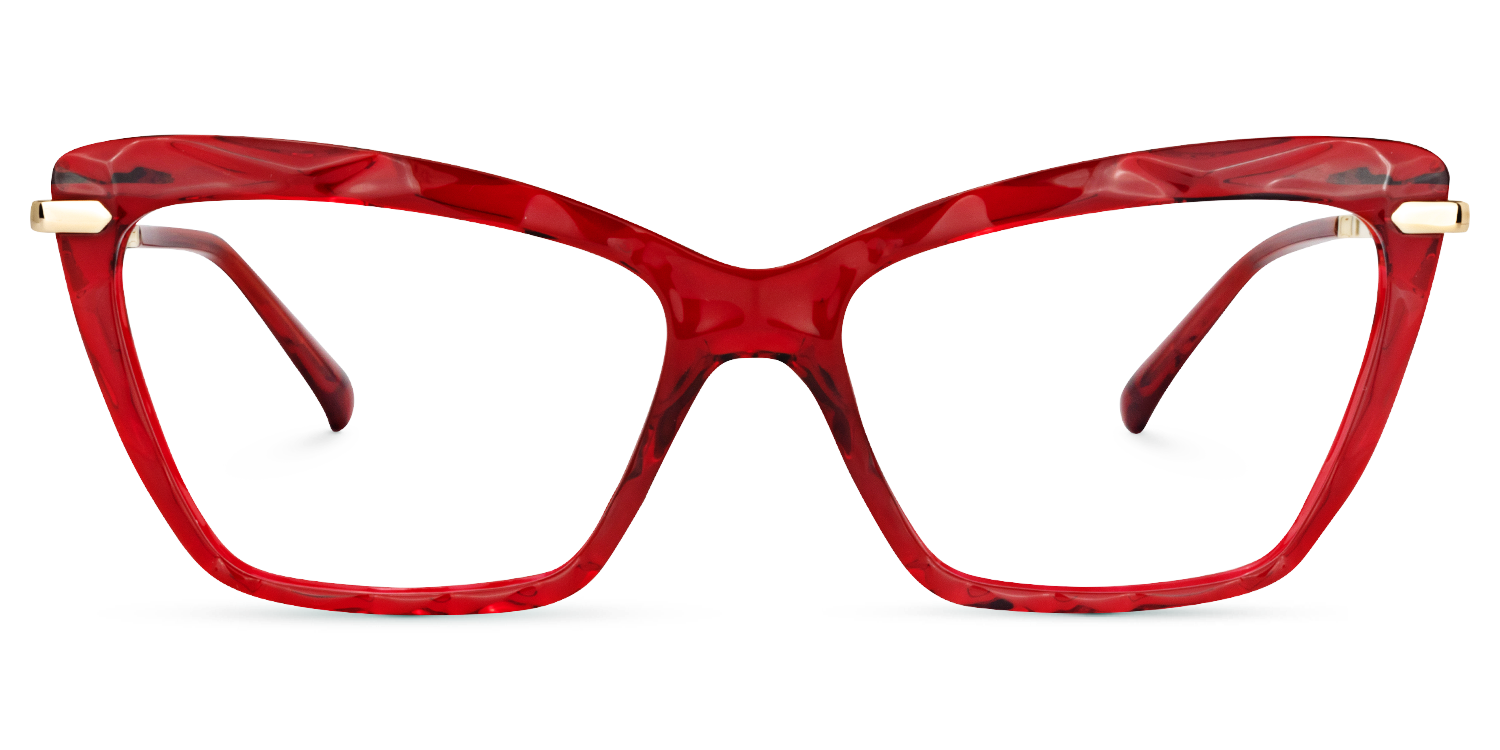 Juliet Cateye Red Glasses | Zeelool Glasses0