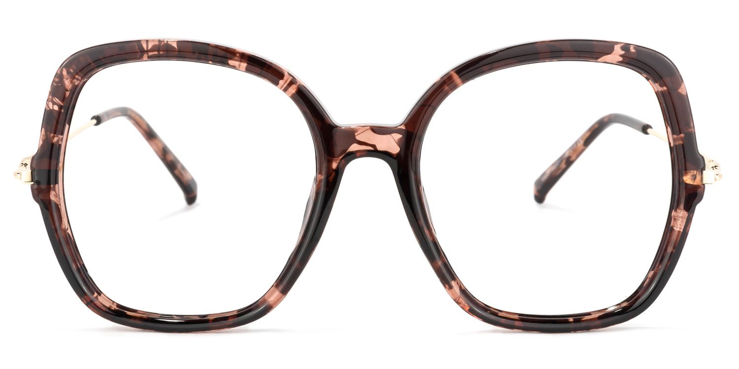 Quinn Square Red-Tortoise Glasses | Zeelool Glasses0