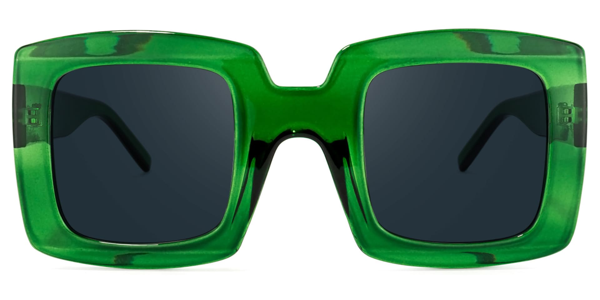 Quincey Square Green Sunglasses | Zeelool Glasses0