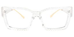 Drayton Clear Square Glasses0