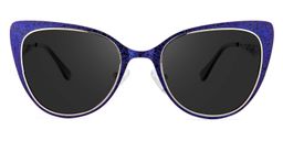 Eileen Cateye Blue Sunglasses0