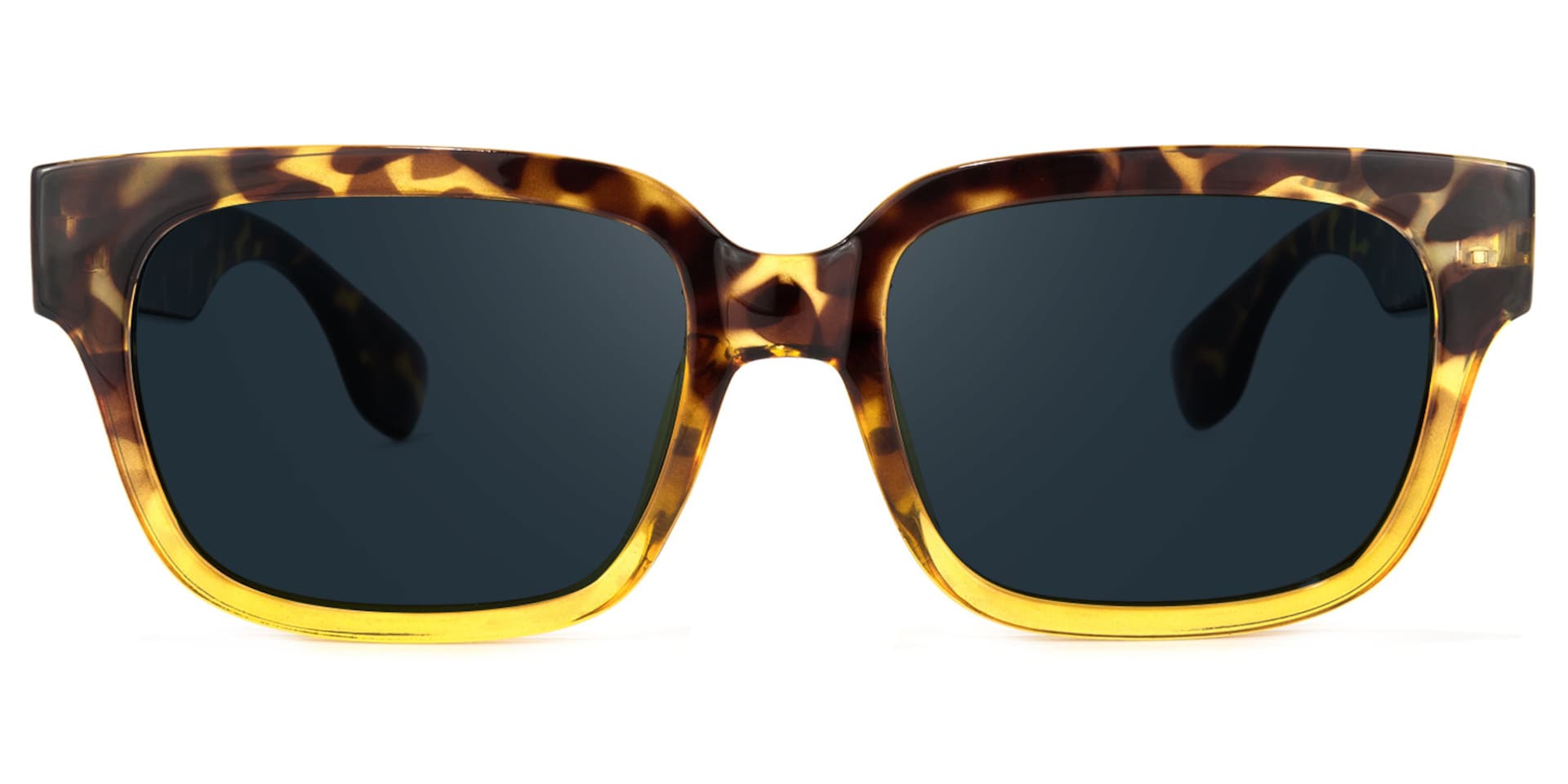 Colin Rectangle Tortoise Sunglasses | Zeelool Glasses0