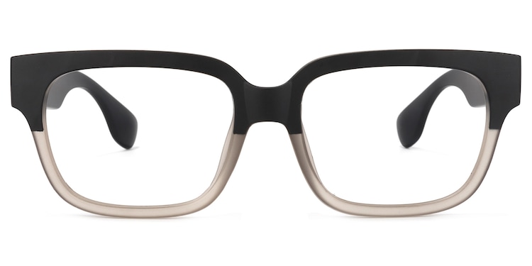 Colin Rectangle Black-Gray Glasses