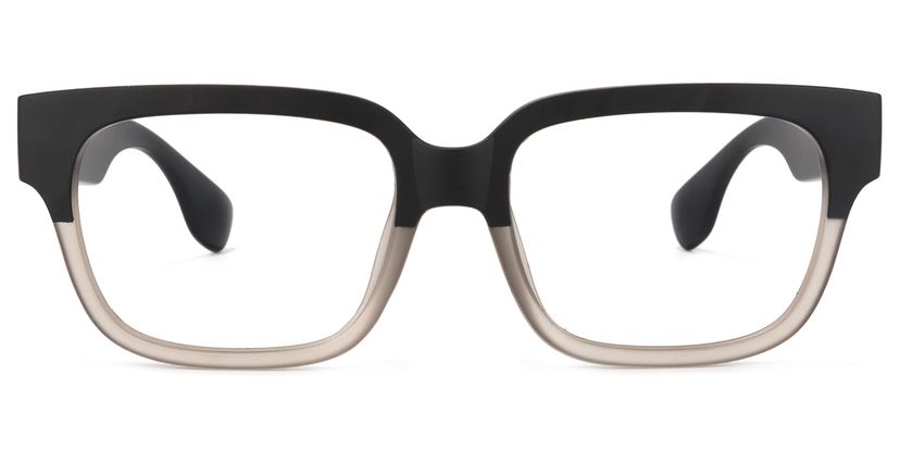 Colin Black Gray Rectangle Glasses