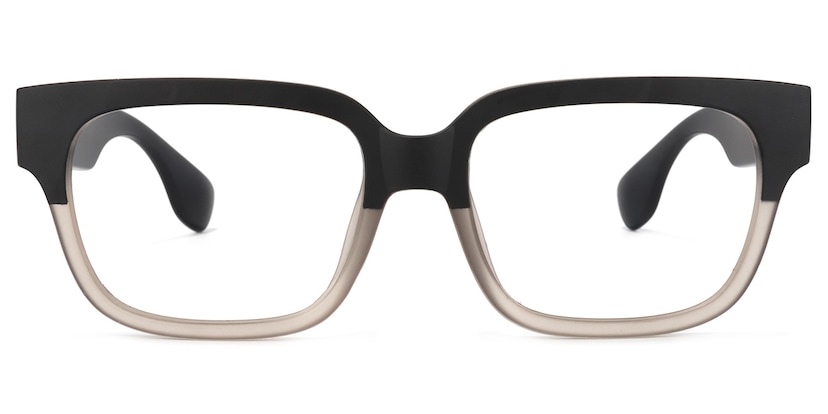 Colin Rectangle Black-Gray Glasses