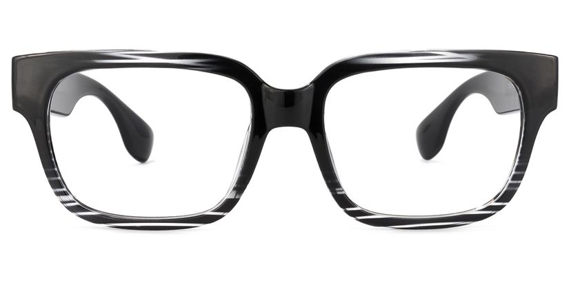 Colin Black Rectangle Glasses