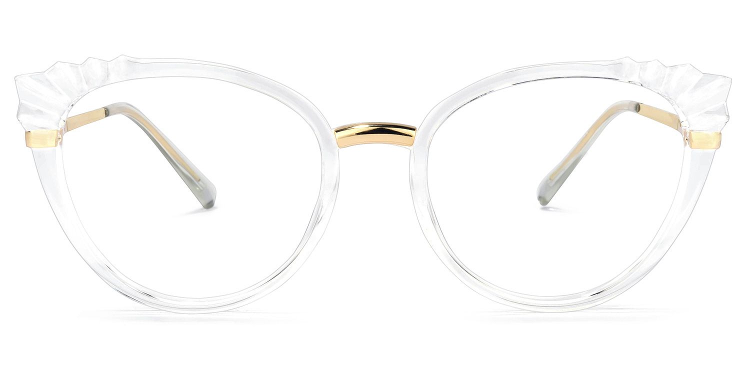 River Cateye Clear Glasses | Zeelool Glasses0