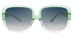 Raymond Square Green Sunglasses0