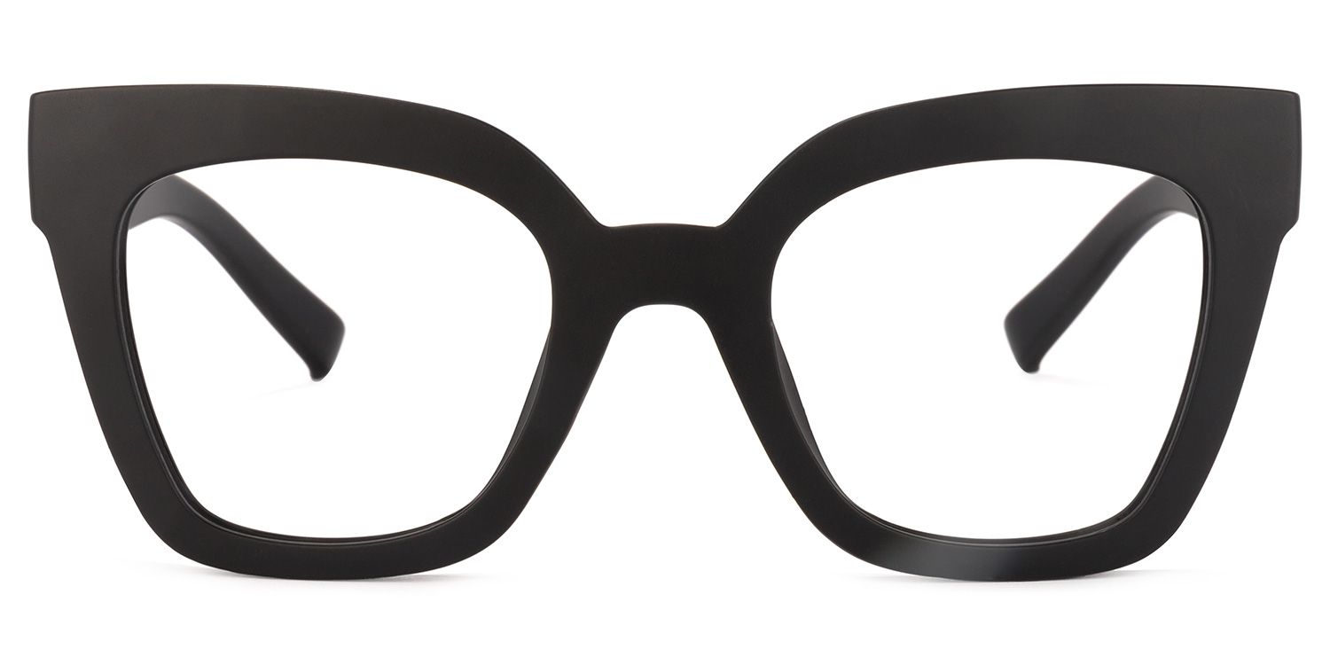 Malcolm Square Black Glasses | Zeelool Glasses0
