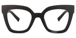 Malcolm Square Black Glasses0