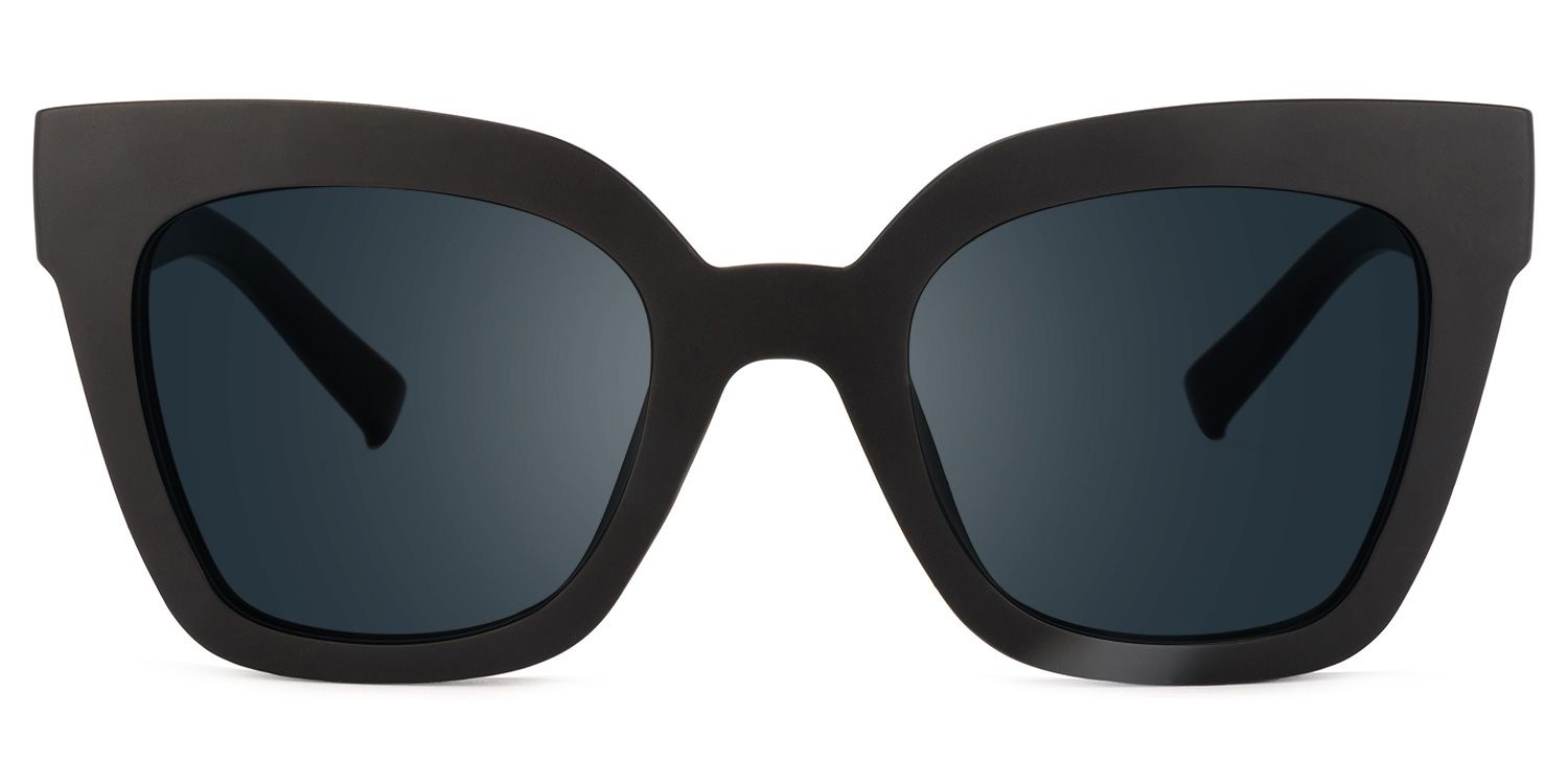 Malcolm Black Square Sunglasses to Frame Your Face | ZEELOOL CA0
