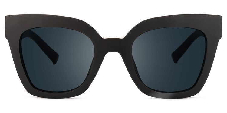 Malcolm Square Black Sunglasses
