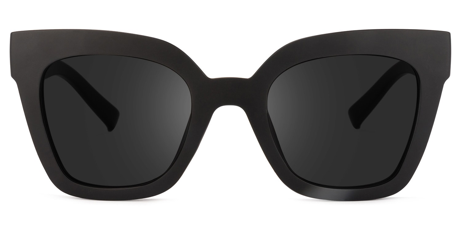 Malcolm Black Sunglasses with Square Frames | Zeelool0