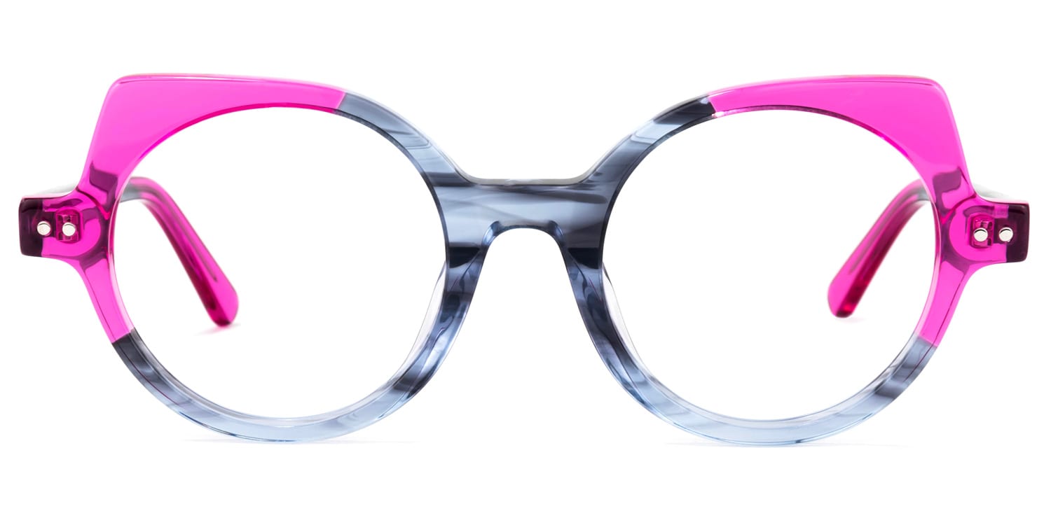 Gilbert Cateye Gray Glasses | Zeelool Glasses0