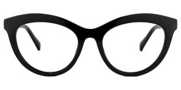 Fairy Cateye Black Glasses0