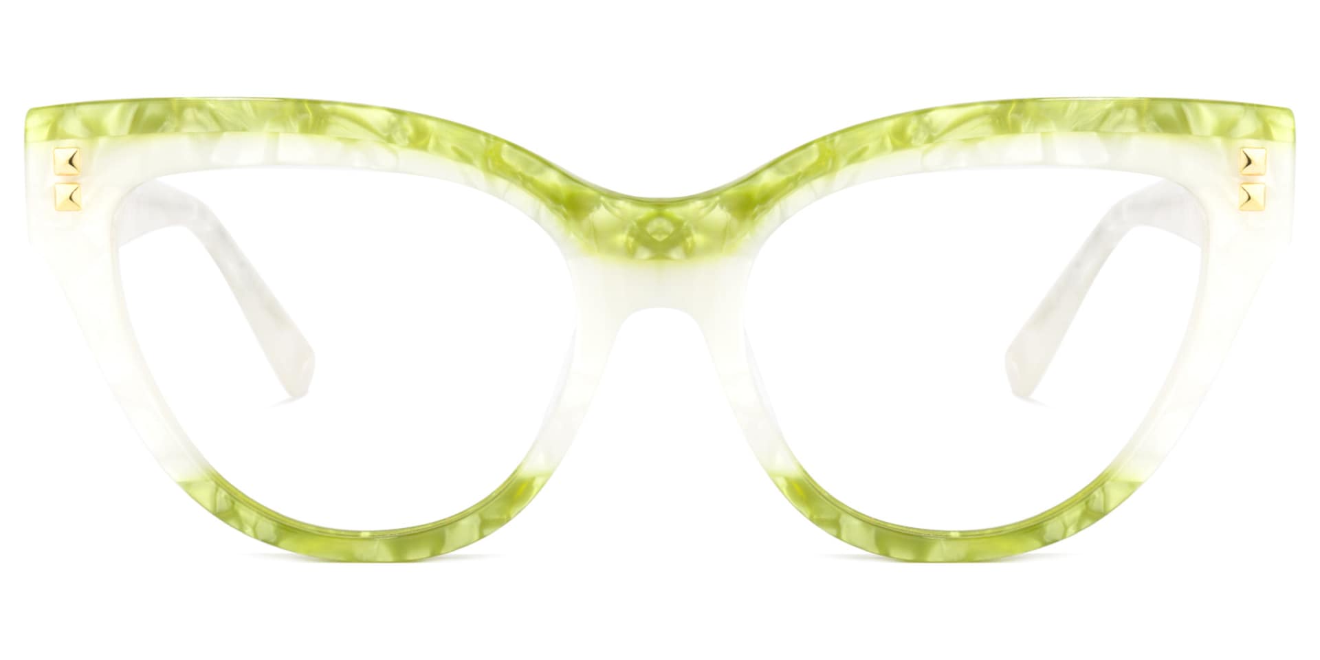 Cascata Cateye Green Glasses | Zeelool Glasses0