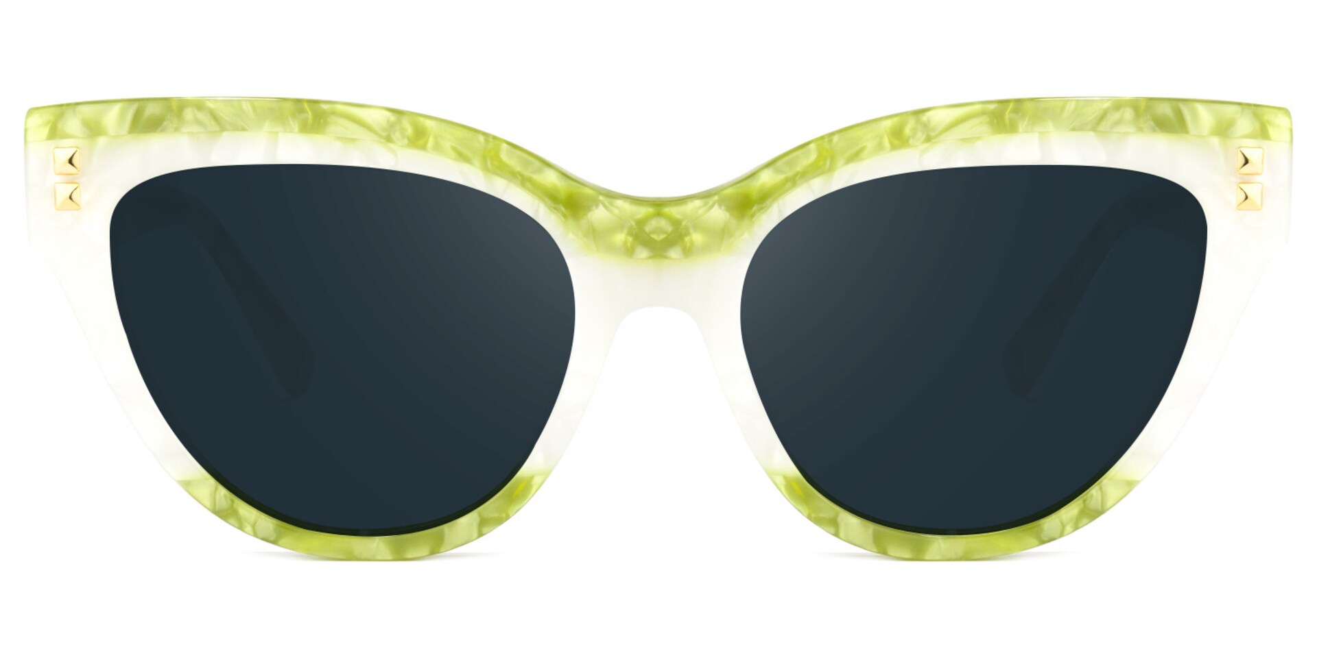 Cascata Cateye Green Sunglasses | Zeelool Glasses0