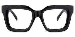 Trinity Square Black Glasses0