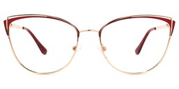 Faust Cateye Red Glasses1