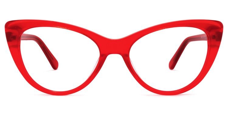 Charis Red Cat eye Glasses