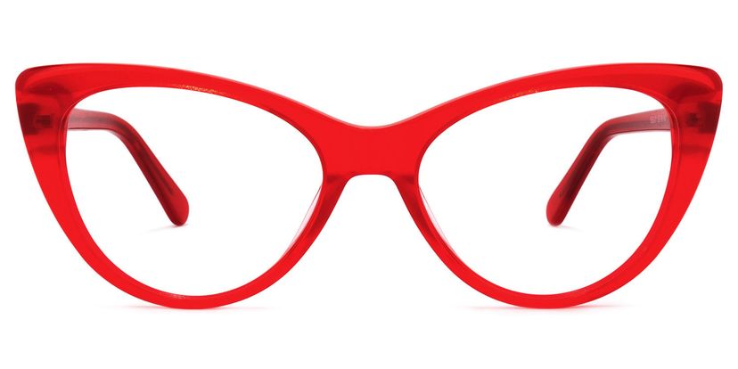 Charis Red Cat eye Glasses
