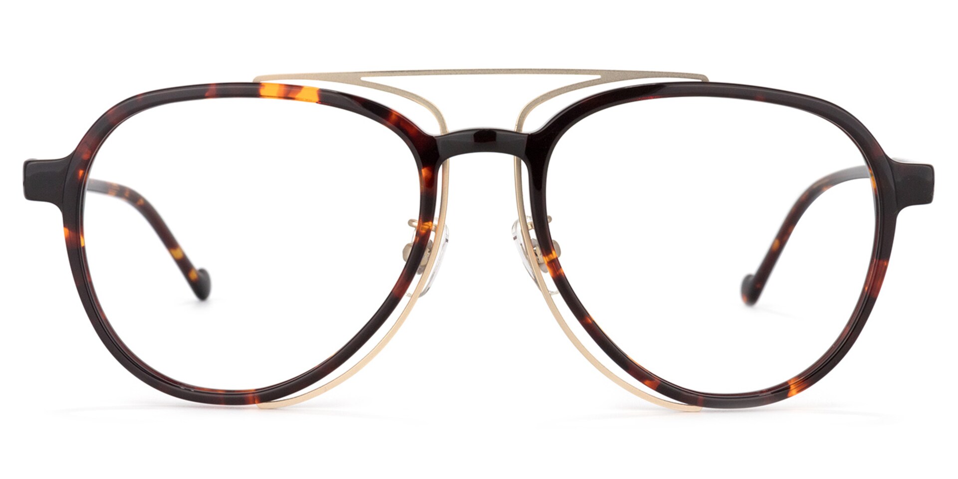 Ezra Geometric Tortoise Glasses | Zeelool Glasses0