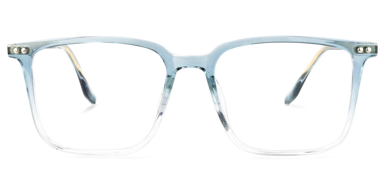 Tobias Square Light-Blue Glasses | Zeelool Glasses0