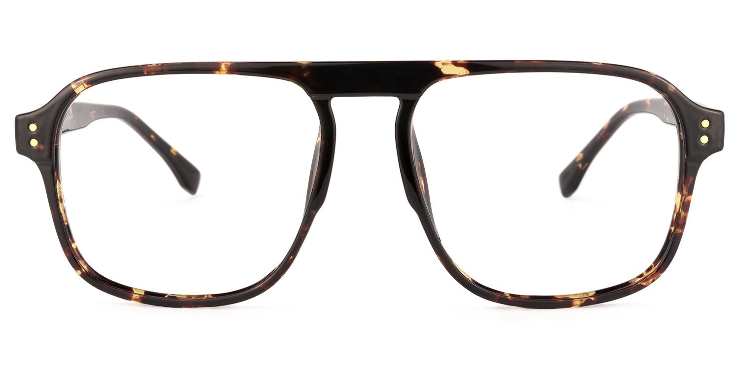 Willow Geometric Tortoise Glasses | Zeelool Glasses0