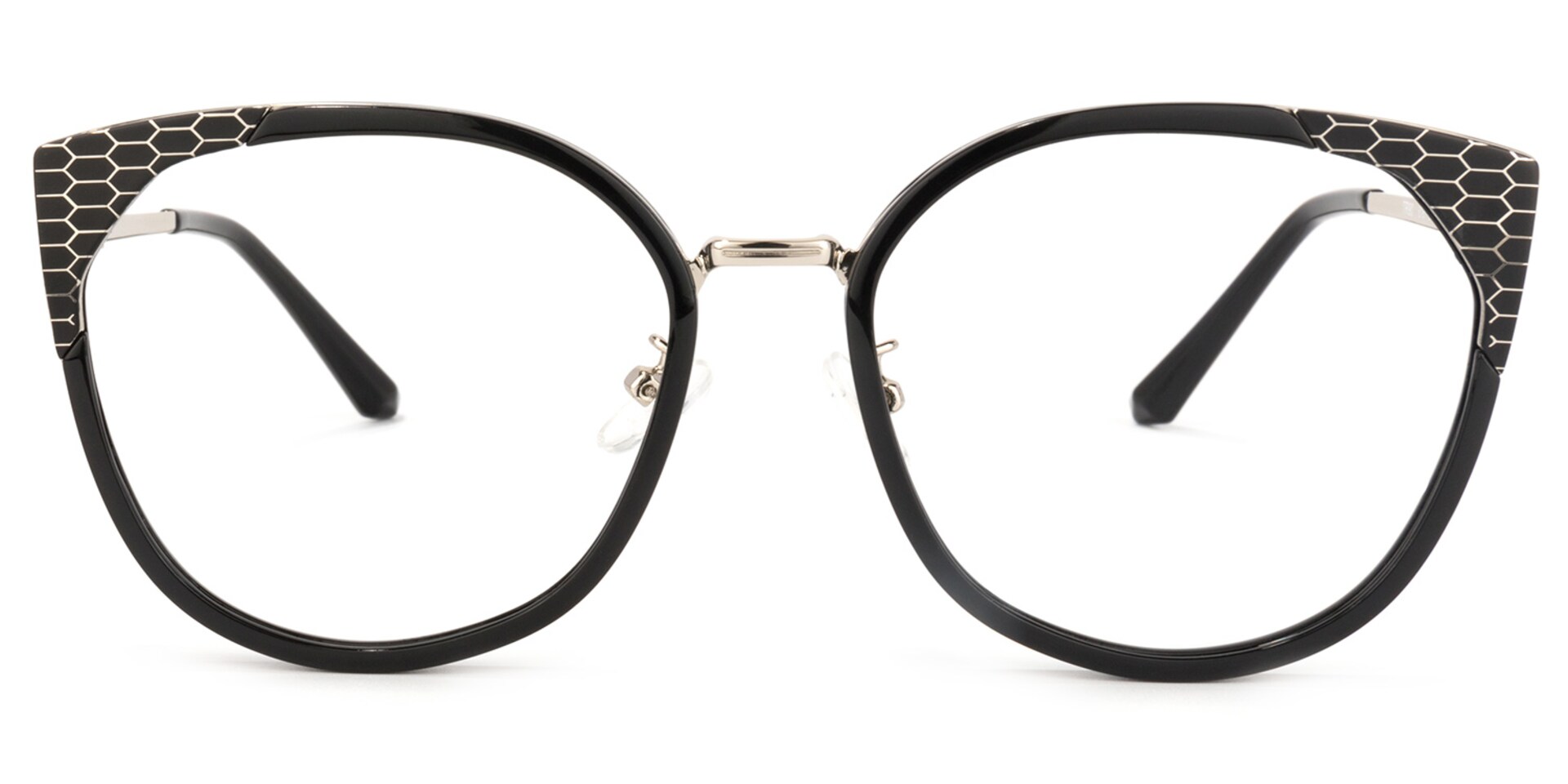 Yvette Cateye Black Glasses | Zeelool Glasses0